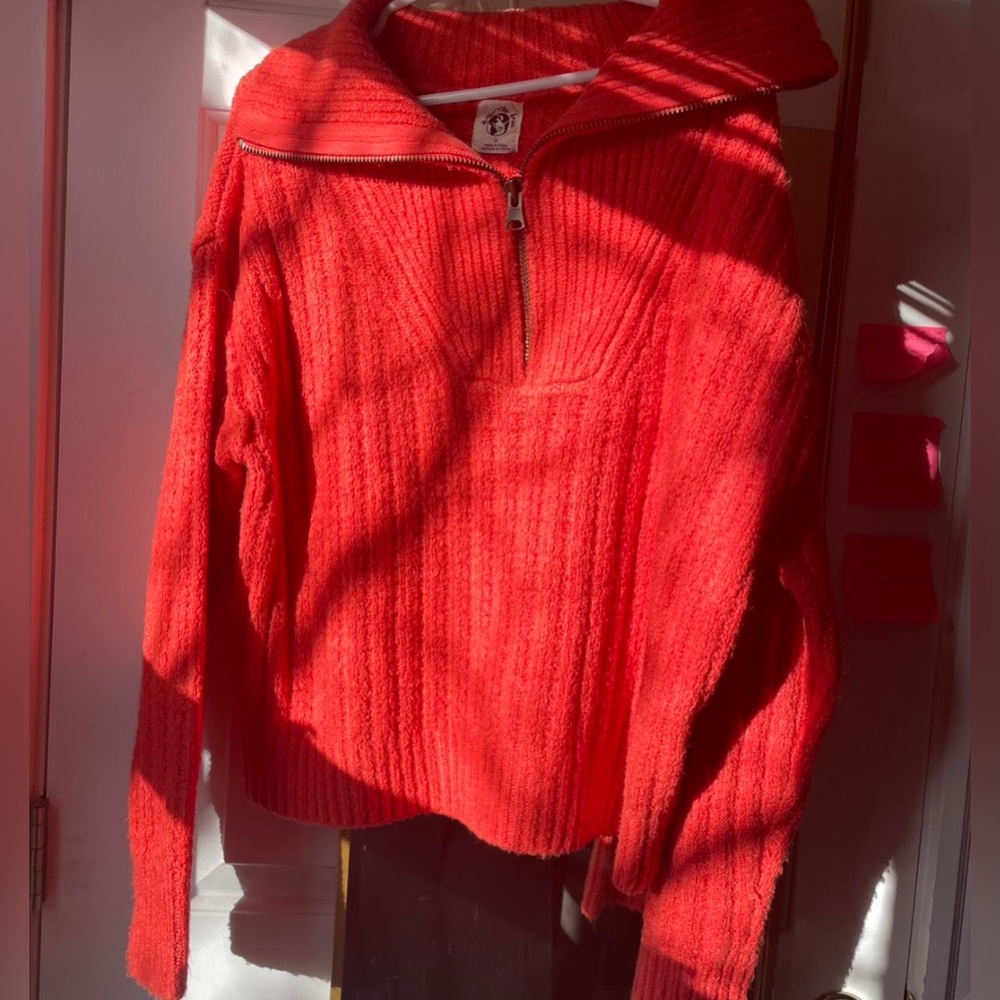 Free People Colorado XS half zip NWT